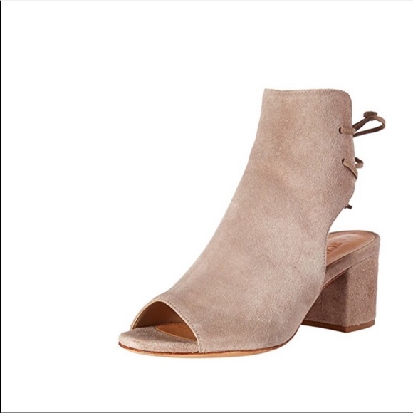 Schutz Binalia Lace Up Suede Block Heel Sandals size 6 - Picture 2 of 11